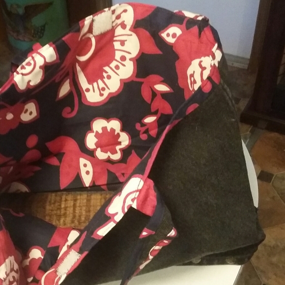 Ladies denim hand bag,  "Linda's"  label. - Picture 2 of 4